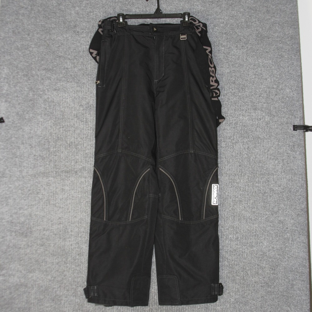 Karbon Ski‎ Pants Mens M Black Snowboard Bib Suspenders K2210 Winter Snow